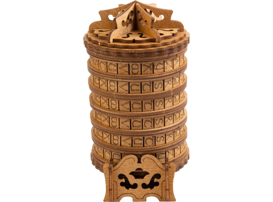 EscapeWelt Drevený hlavolam Cryptex