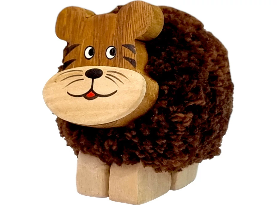 2Kids Toys Drevená figúrka XL pompon Tiger