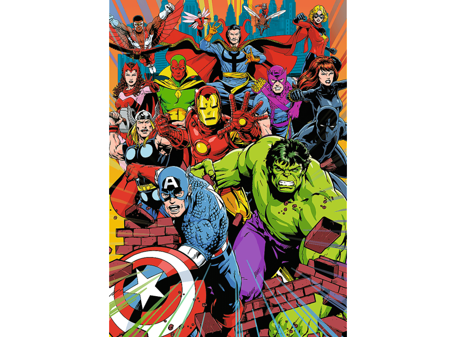 TREFL Puzzle Premium Plus Marvel: Hrdinovia Marvelu 1000 dielikov TREFL Puzzle Premium Plus Marvel: Hrdinovia Marvelu 1000 dielikov