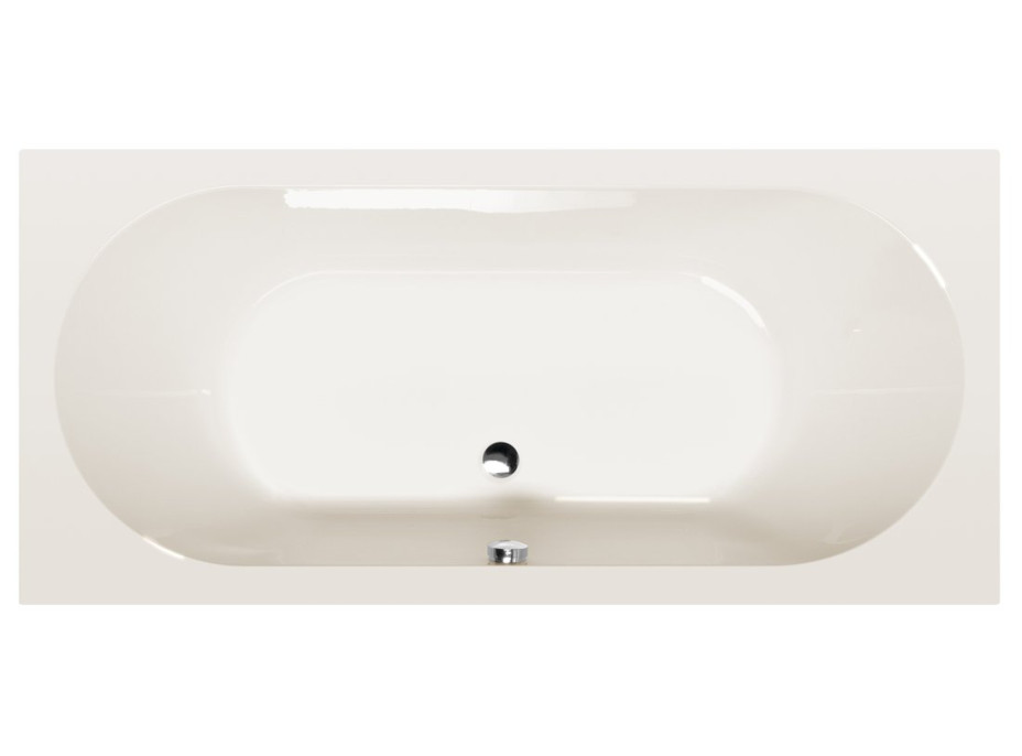 Polysan LEVANA obdĺžniková vaňa 170x80x39cm, ivory 71745.40