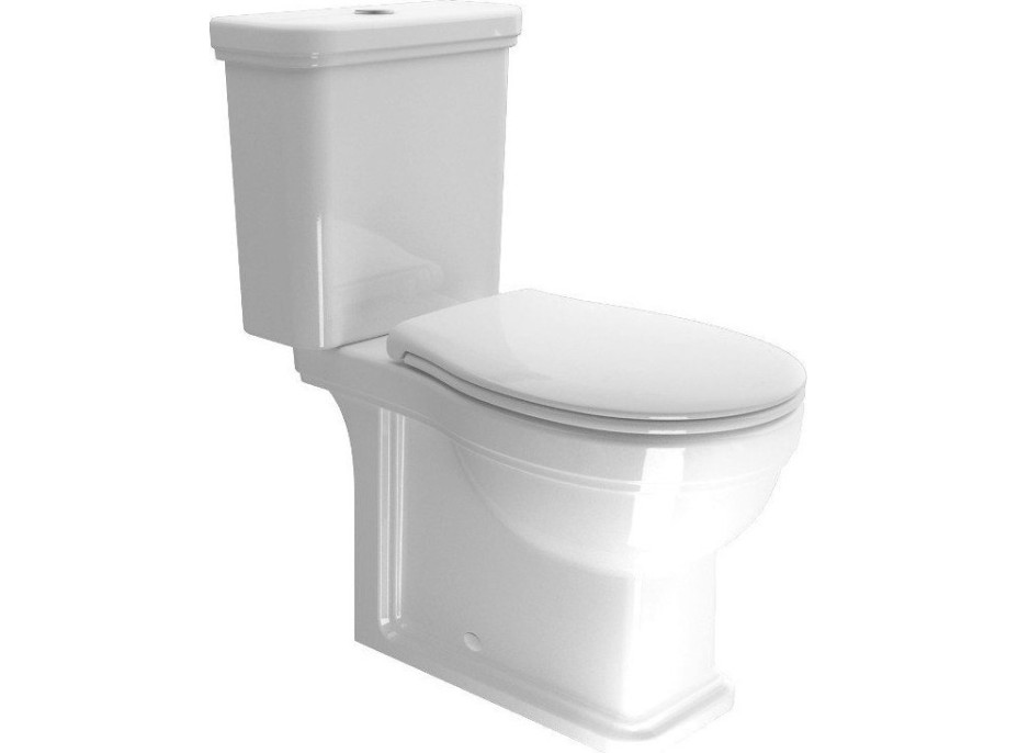GSI CLASSIC WC kombi, spodný/zadný odpad, biela WCSET06-CLASSIC