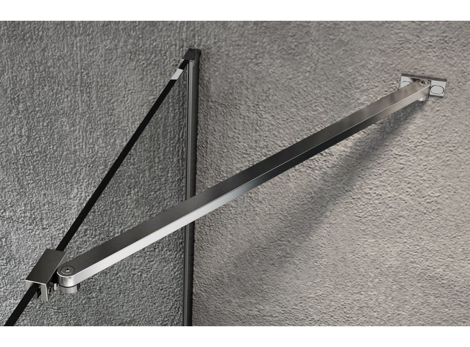 Gelco VARIO CHROME jednodielna sprchová zástena na inštaláciu k stene, sklo nordic, 800 mm GX1580-05