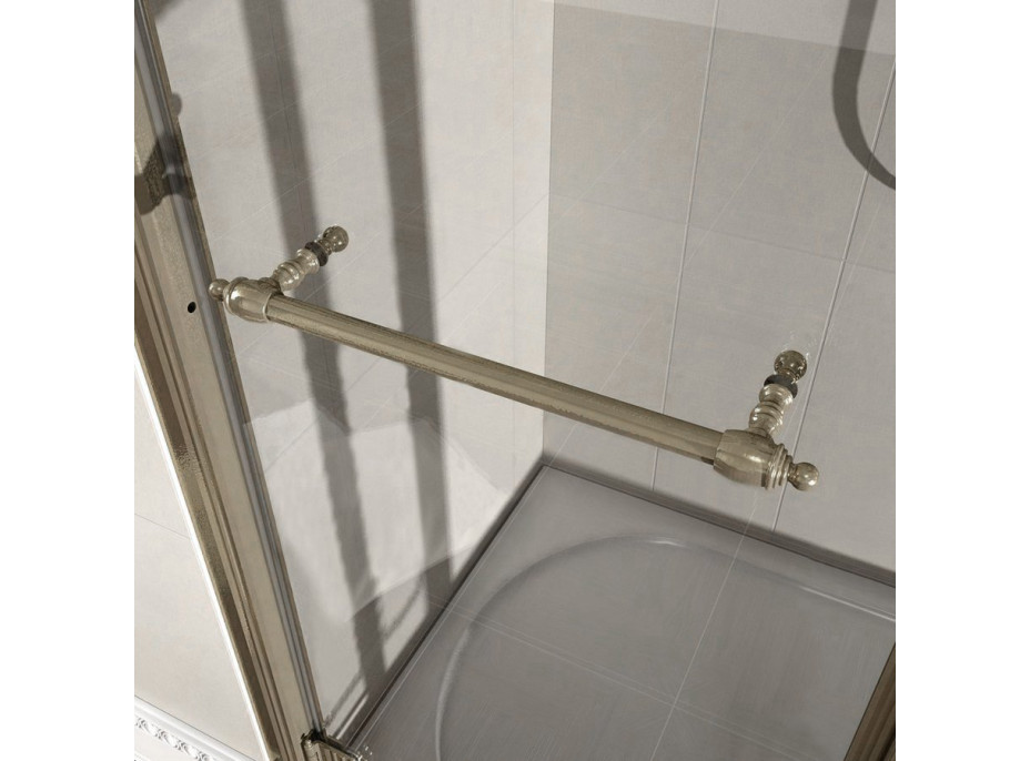 Gelco ANTIQUE štvorcový sprchovací kút, 900x900 mm, R varianta GQ1390RCGQ5690C