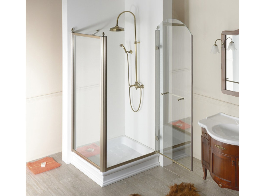 Gelco ANTIQUE štvorcový sprchovací kút, 900x900 mm, R varianta GQ1390RCGQ5690C