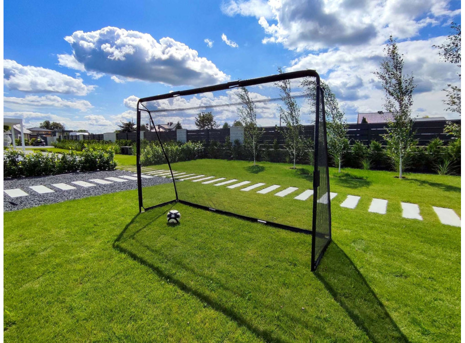Futbalová bránka GETAFE 240x170 cm - čierna