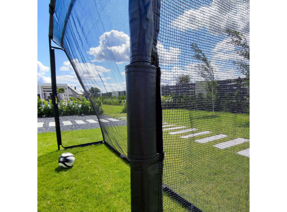 Futbalová bránka GETAFE 240x170 cm - čierna