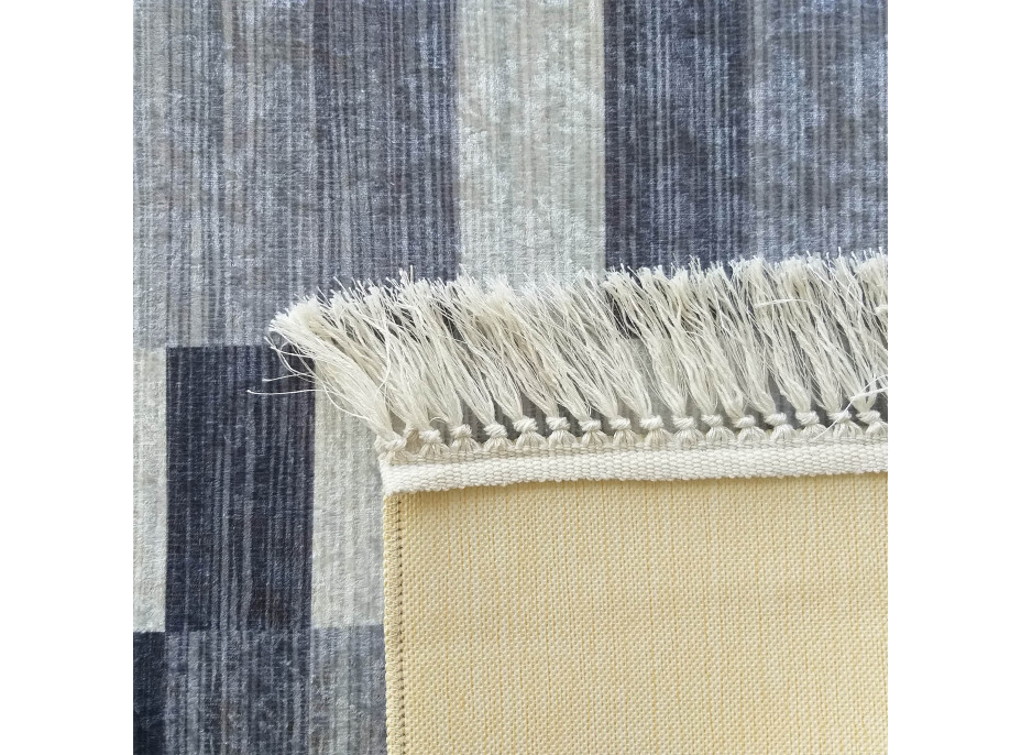 Kusový koberec BIANCA tiles - odtiene šedej