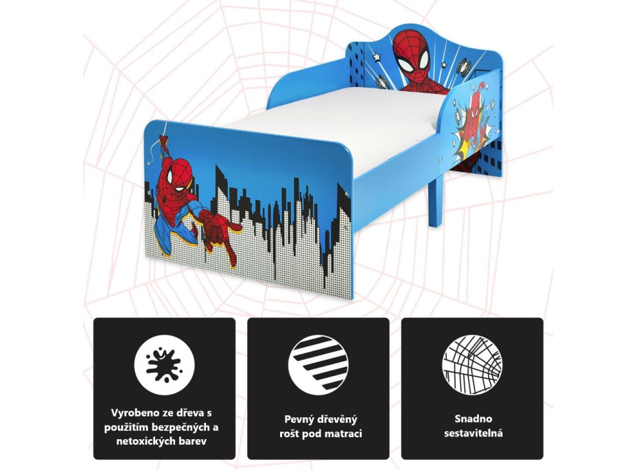 Detská posteľ Marvel Spider-Man - 140x70 cm