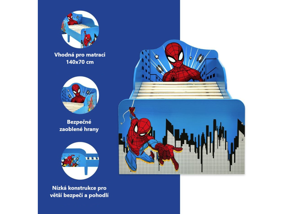 Detská posteľ Marvel Spider-Man - 140x70 cm