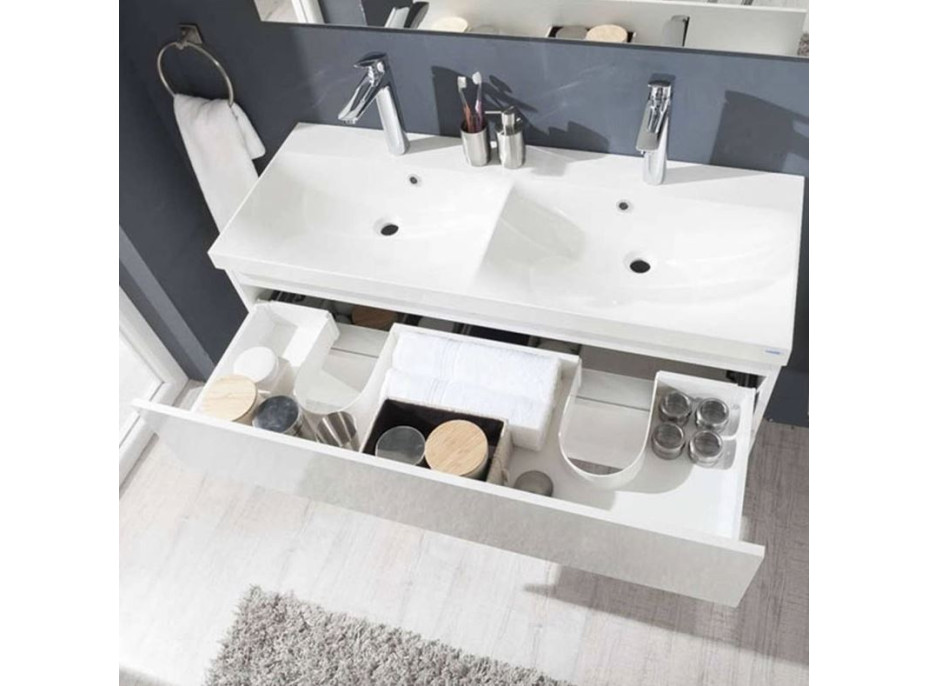 Kúpeľňová závesná skrinka pod umývadlo AIRA 101 cm