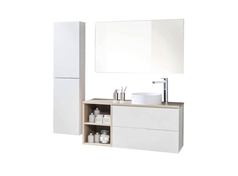 Kúpeľňová závesná skrinka pod umývadlo AIRA 101 cm