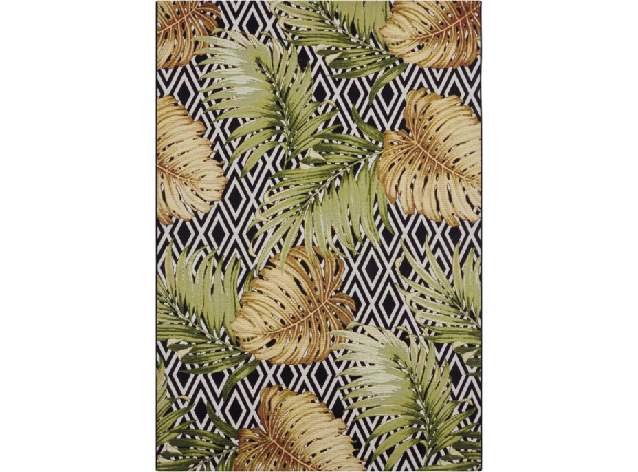 Kusový koberec Flair 105611 Diamonds and Leaves Multicolored – na von aj na doma