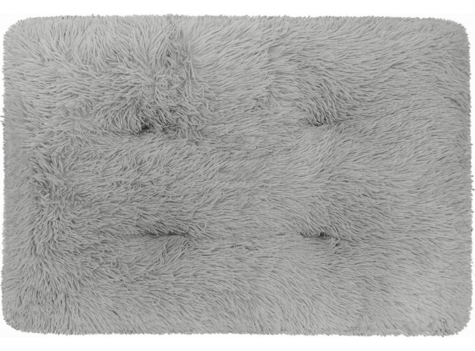Pelech pre psov SHAGGY II - imitácia kožušiny - 120x70 cm - šedý