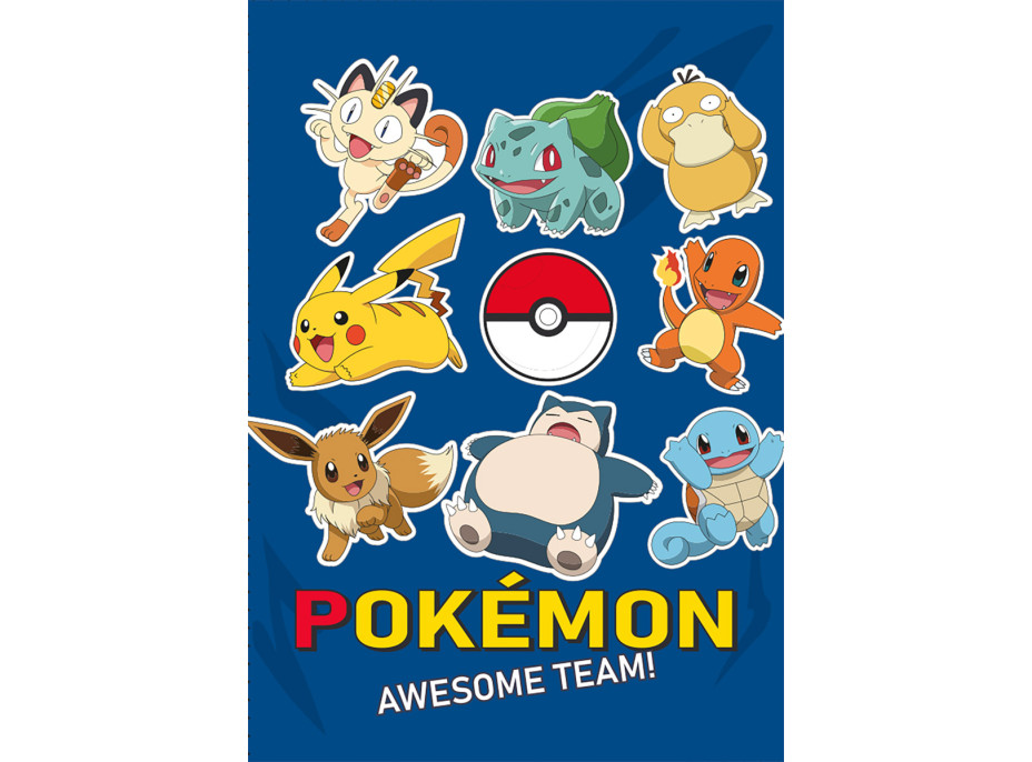 Deka POLAR 100x140 cm - Pokémon Awesome Team