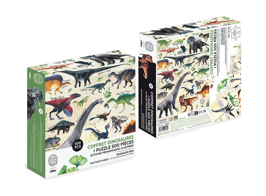 Vilac Puzzle Dinosaury 500 dielikov