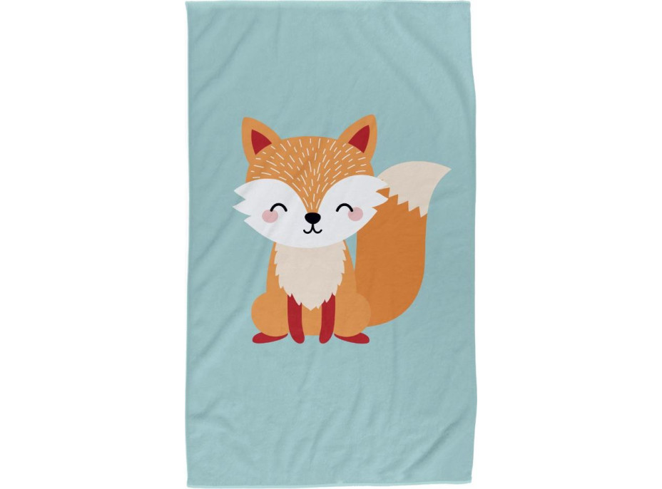 Detský bavlnený uterák ANIMALS 30x50 cm - Líška