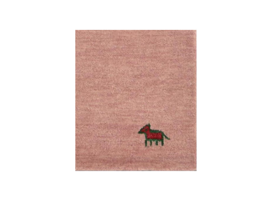 Ručne všívaný kusový koberec Asra wool pink