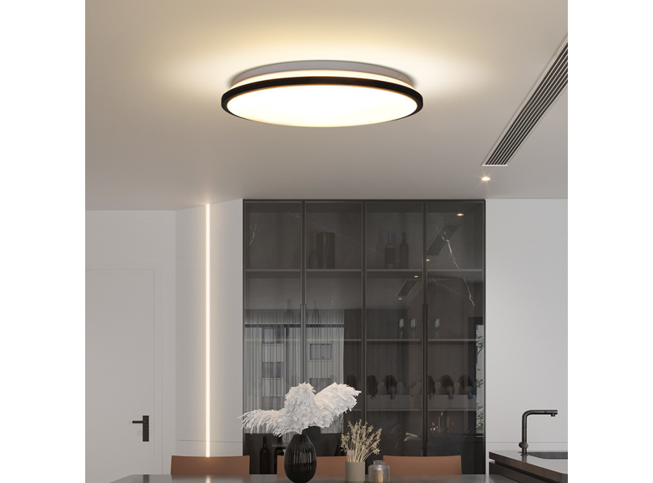 Solight LED osvetlenie s diaľkovým ovládačom Jamil, 48W, 3360lm, 40cm, zmena chromatickosti, stmievateľné