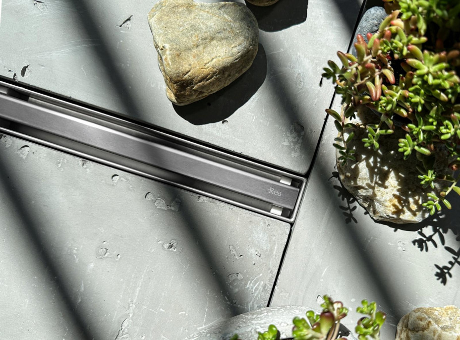 Odtokový sprchový žľab REA NEOX SLIM PRO - inox