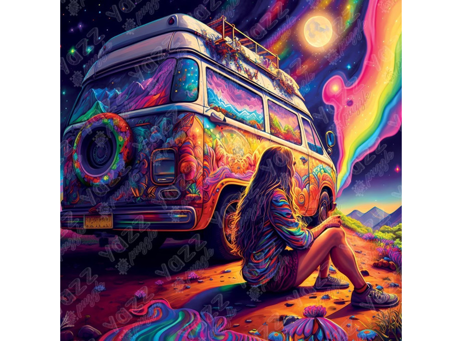 YAZZ Štvorcové puzzle Pozorovanie oblohy 1023 dielikov YAZZ Štvorcové puzzle Pozorovanie oblohy 1023 dielikov