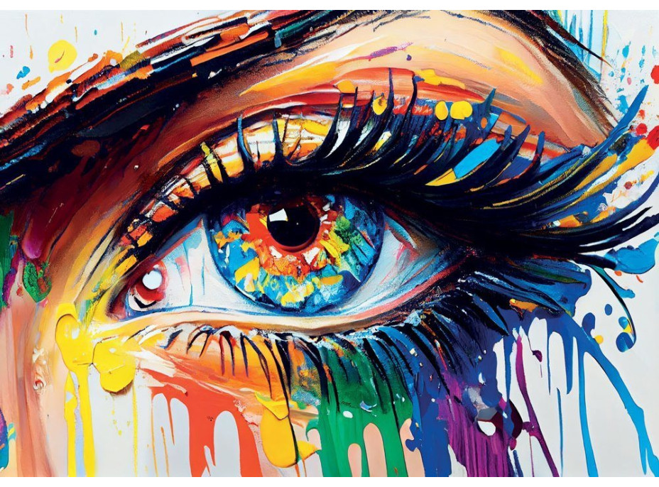YAZZ Puzzle Farebné oko 1000 dielikov YAZZ Puzzle Farebné oko 1000 dielikov