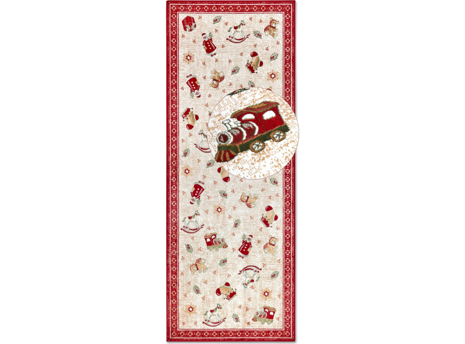 Behúň Villeroy & Boch Toy&#39;s delight so strihaným vlasom 106217 Red, Multicolor