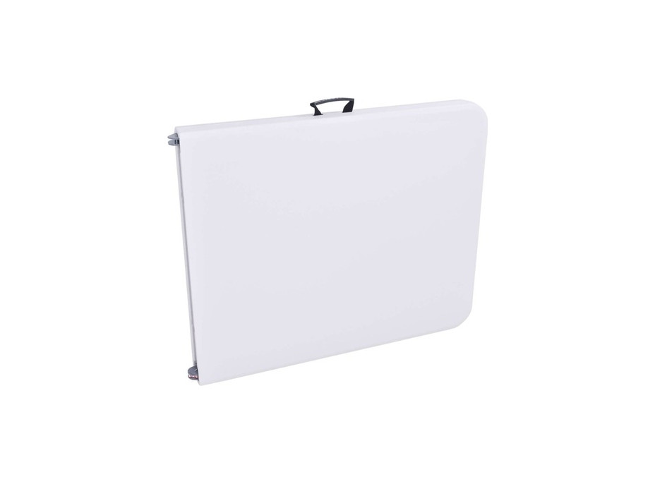 Zostava cateringového nábytku FETA WHITE (stôl 180 cm + 6 stoličiek BASICO) - biela / čierna