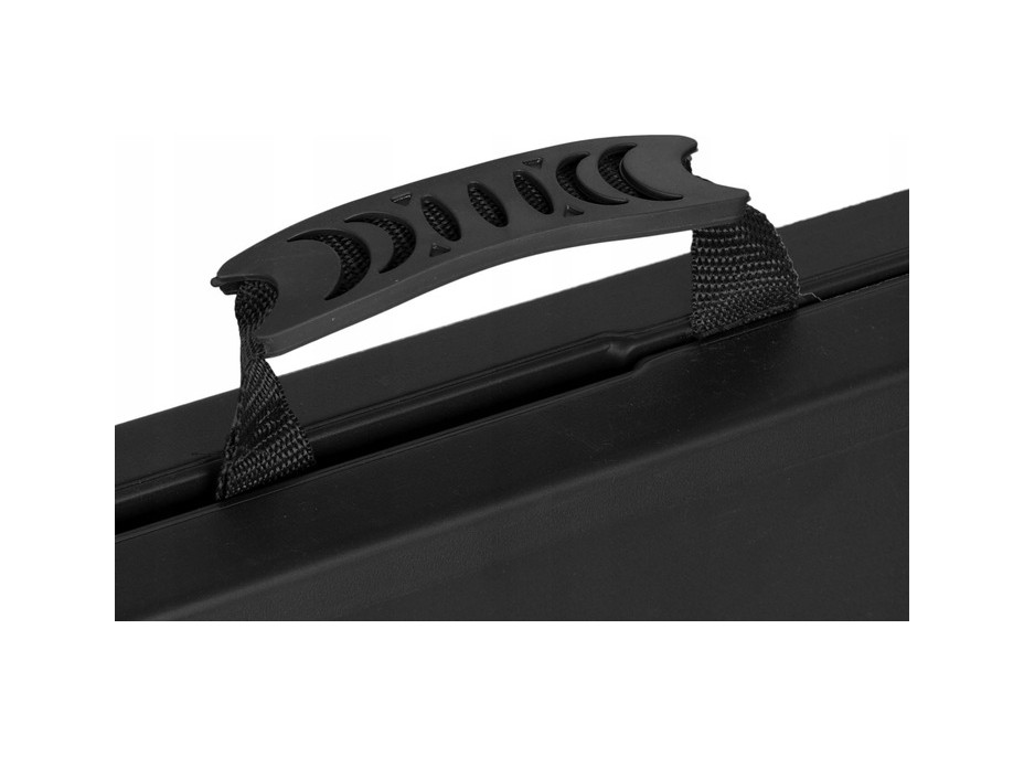 Zostava cateringového nábytku FETA BLACK (stôl 180 cm + 6 stoličiek) - čierna