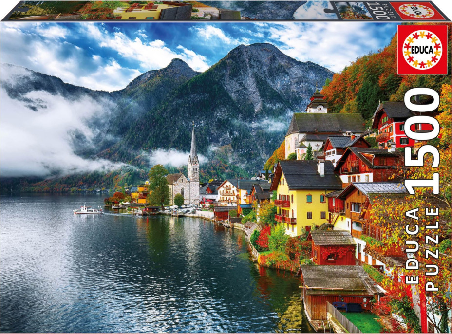 EDUCA Puzzle Hallstatt, Rakúsko 1500 dielikov