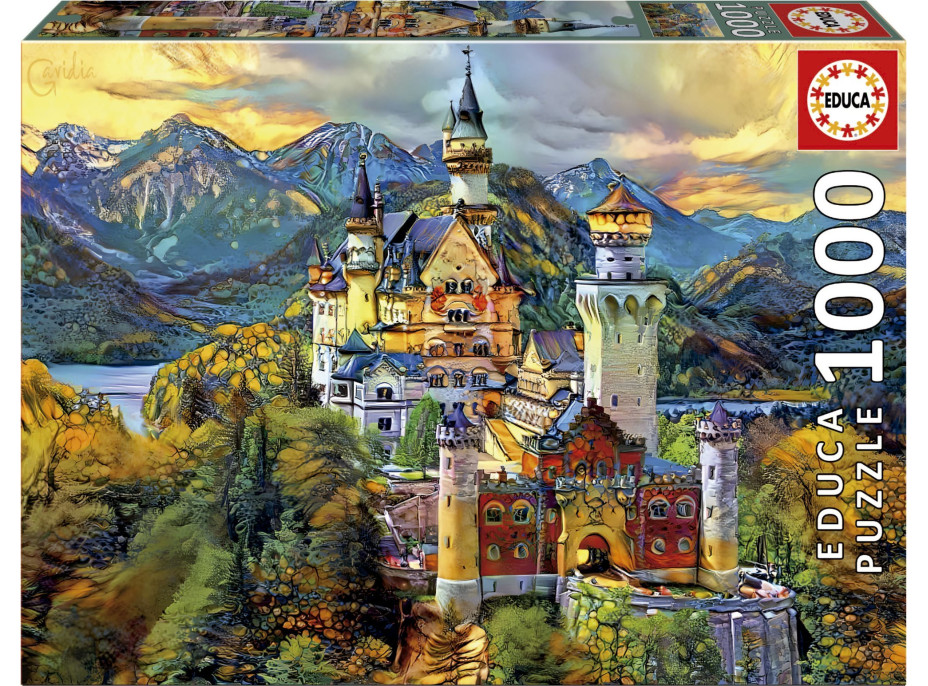 EDUCA Puzzle Neuschwanstein 1000 dielikov