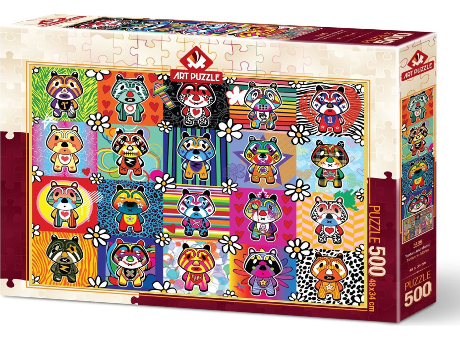 ART PUZZLE Puzzle Tantan a Momo 500 dielikov