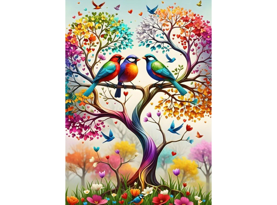 ALIPSON Puzzle Dúhový strom 500 dielikov