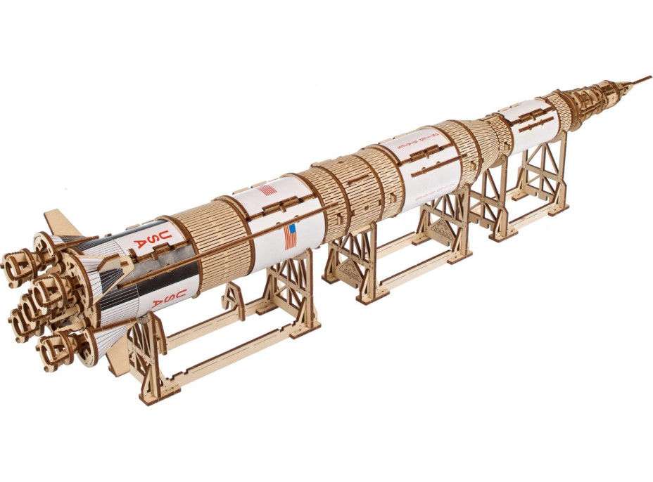 UGEARS 3D puzzle NASA Saturn V 500 dielikov