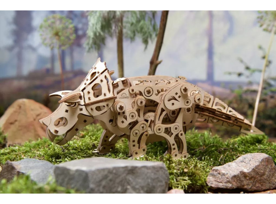 UGEARS 3D puzzle Triceratops 400 dielikov
