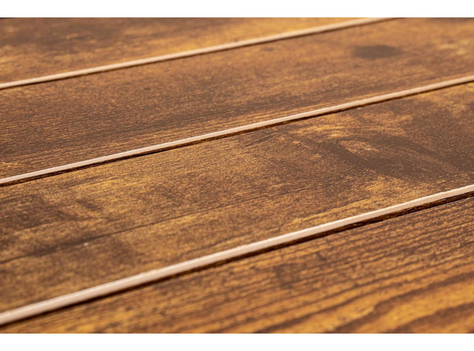 Dvojkomorový kôš na bielizeň s policami MIRUN 80L - čierny/starený dub