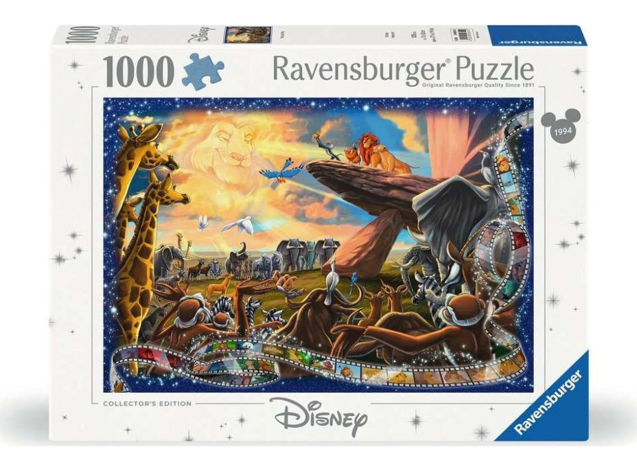 RAVENSBURGER Puzzle Leví kráľ 1000 dielikov