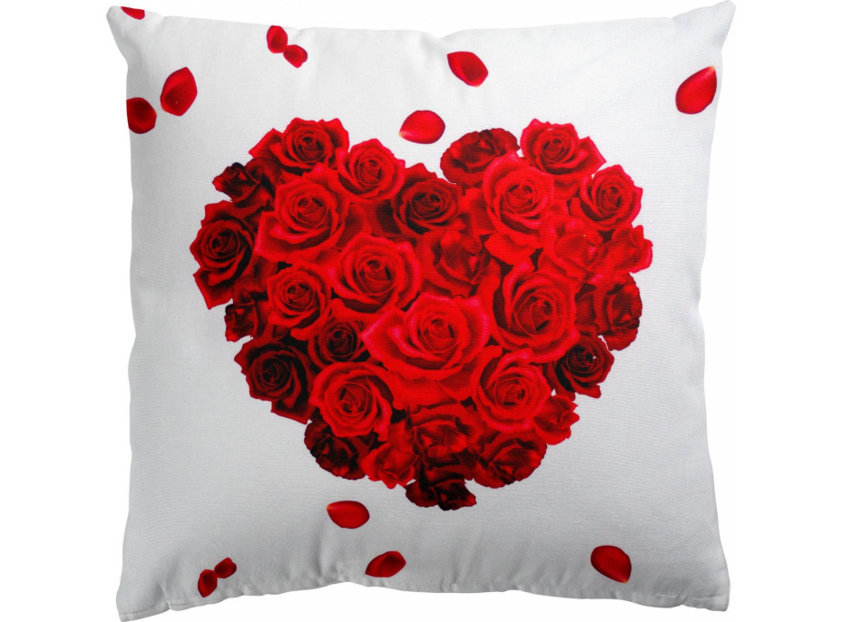 Valentínsky vankúš CLEO Rose Heart - 43x43 cm