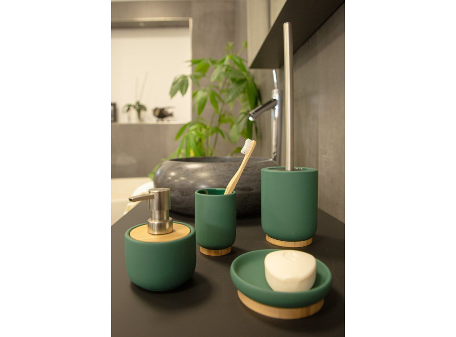 Ridder FANCY WC kefa na postavenie, tmavo zelená 2126405