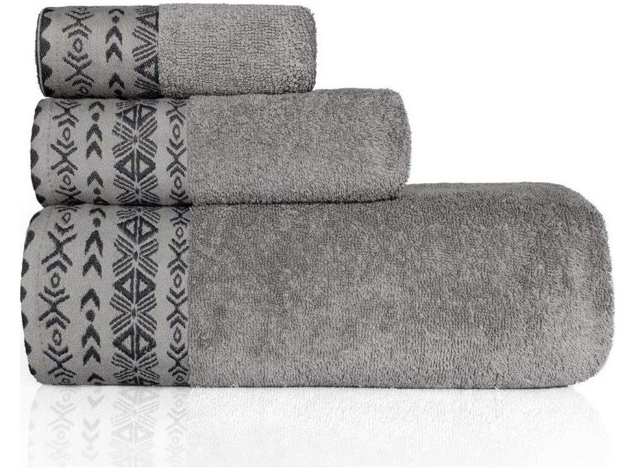 Bavlnený uterák DARIUS - 50x90 cm - 500g/m2 - šedý