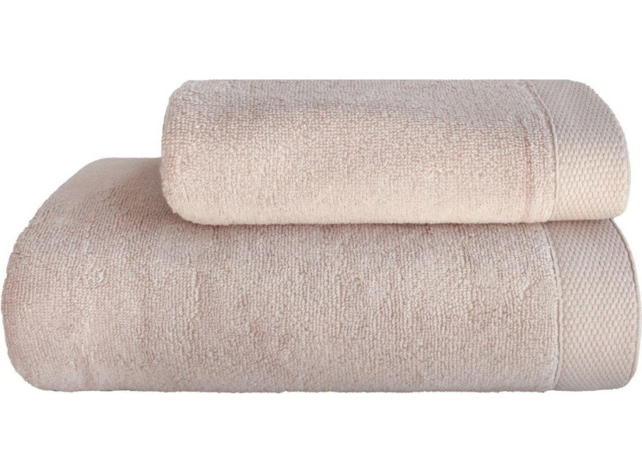 Bavlnený uterák MISTY - 50x100 cm - 450g/m2 - béžový