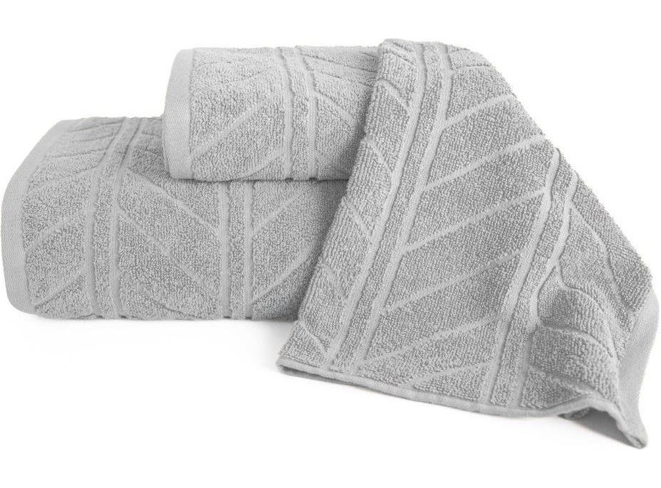 Bavlnený uterák RELIEF - 30x50 cm - 500g/m2 - šedý