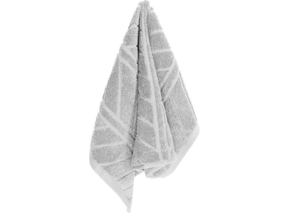 Bavlnený uterák RELIEF - 30x50 cm - 500g/m2 - šedý