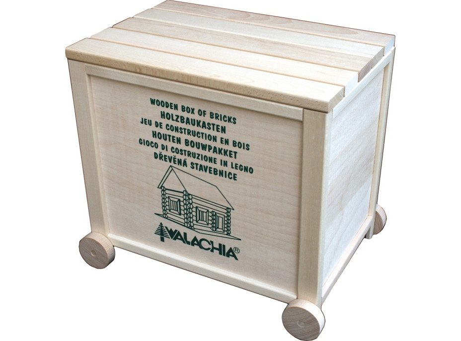 Walachia Drevená skladacia stavebnica Construct easy box 138 dielov