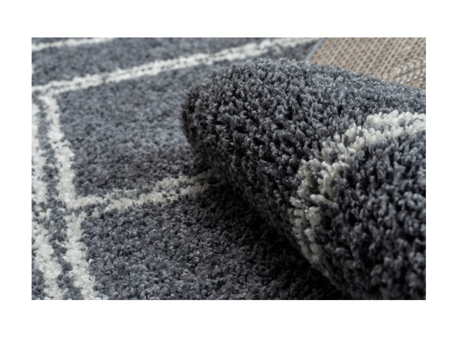 Kusový koberec Berber Asila B5970 grey and white