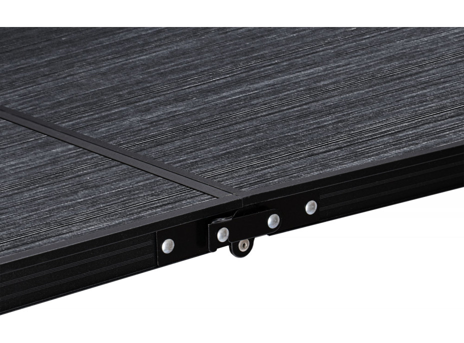 Campingová zostava TRAMP BLACK WOOD 120x60 cm - čierna