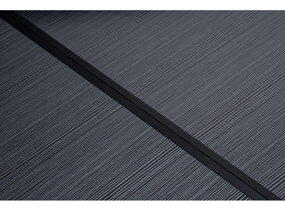 Campingová zostava TRAMP BLACK WOOD 120x60 cm - čierna