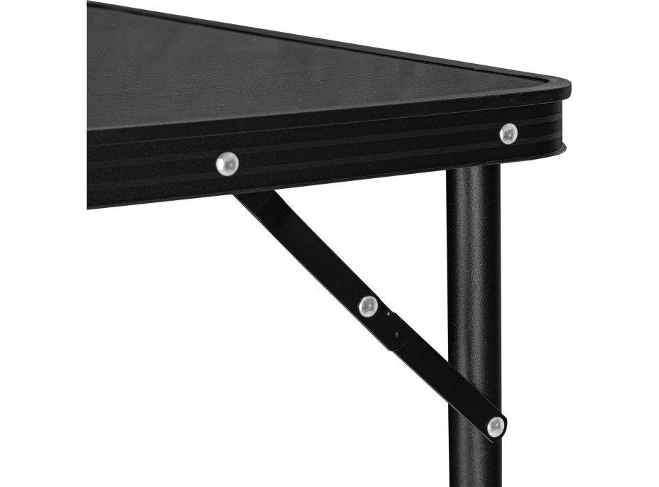 Campingová zostava TRAMP BLACK WOOD 120x60 cm - čierna