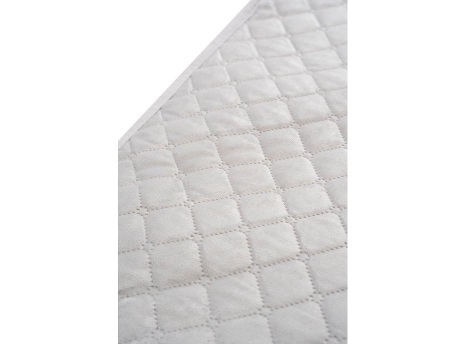 Prikrývka na posteľ BEDDO Velvet 170x210 cm - svetlo šedý