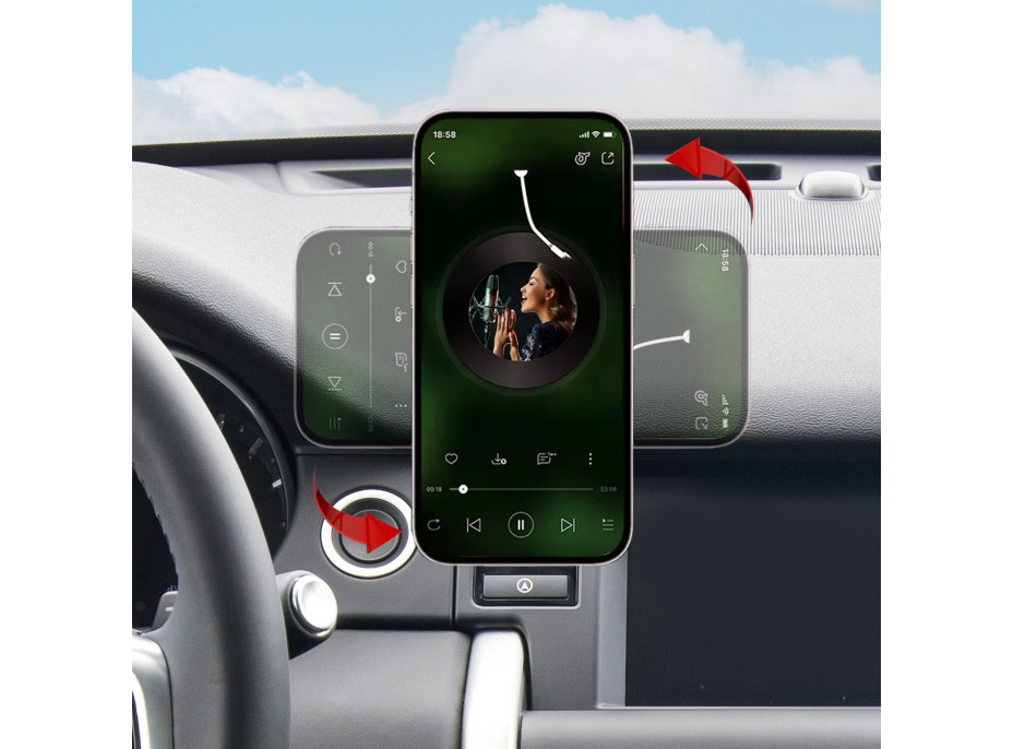 Magnetický držiak do auta na mobilný telefón MAGGRIP