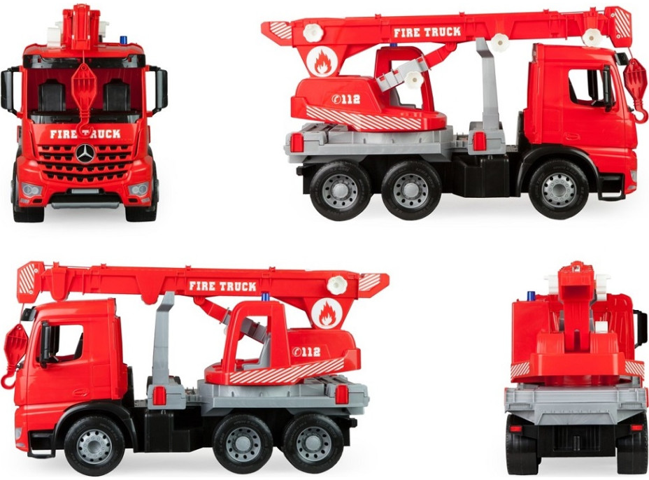 Lena Autožeriav Actros červený